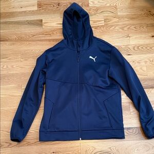 Puma Deep Blue Full-Zip Hoodie